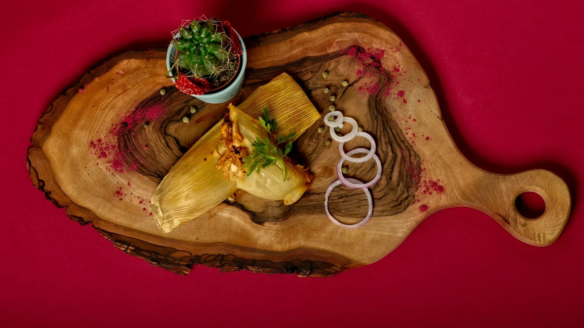 A serving dish of fresh tamales at Leal's Tamale Factory in Lubbock